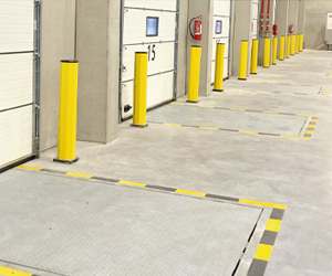 MPM Plastics Protection: GRD Bollard for Industrial Door and Guide Rail Protection in Singapore