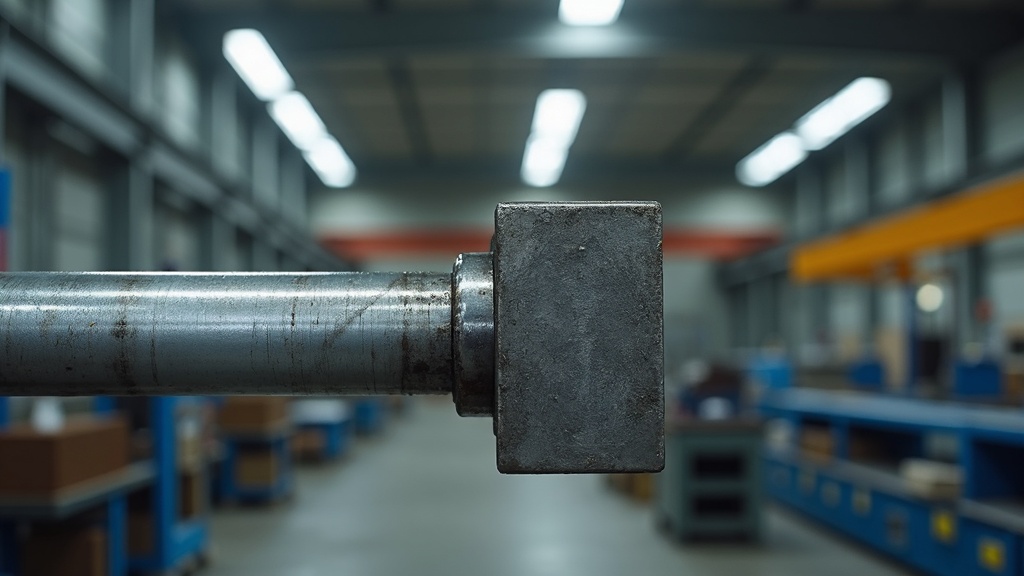Heavy duty workbench frame construction: bolt-together steel square tube frame versus welded heavy steel frame, high tensile bolt connections close up