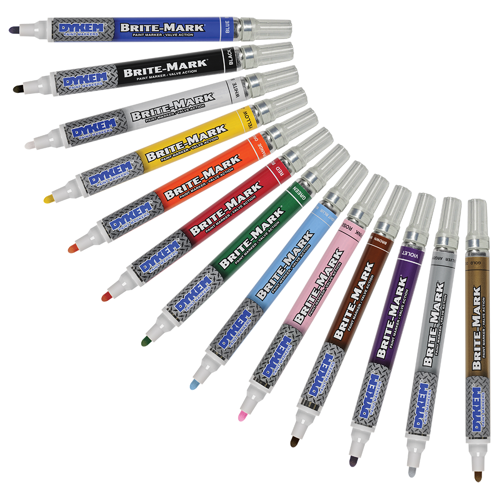 DYKEM BRITE-MARK Medium Permanent Paint Marker / Valve Action