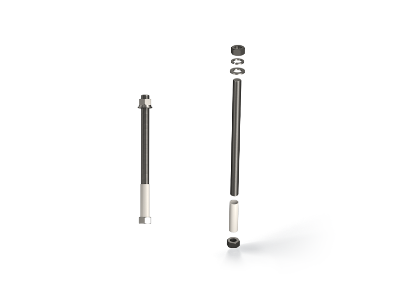 MPM FIX KIT ROD 70 INOX