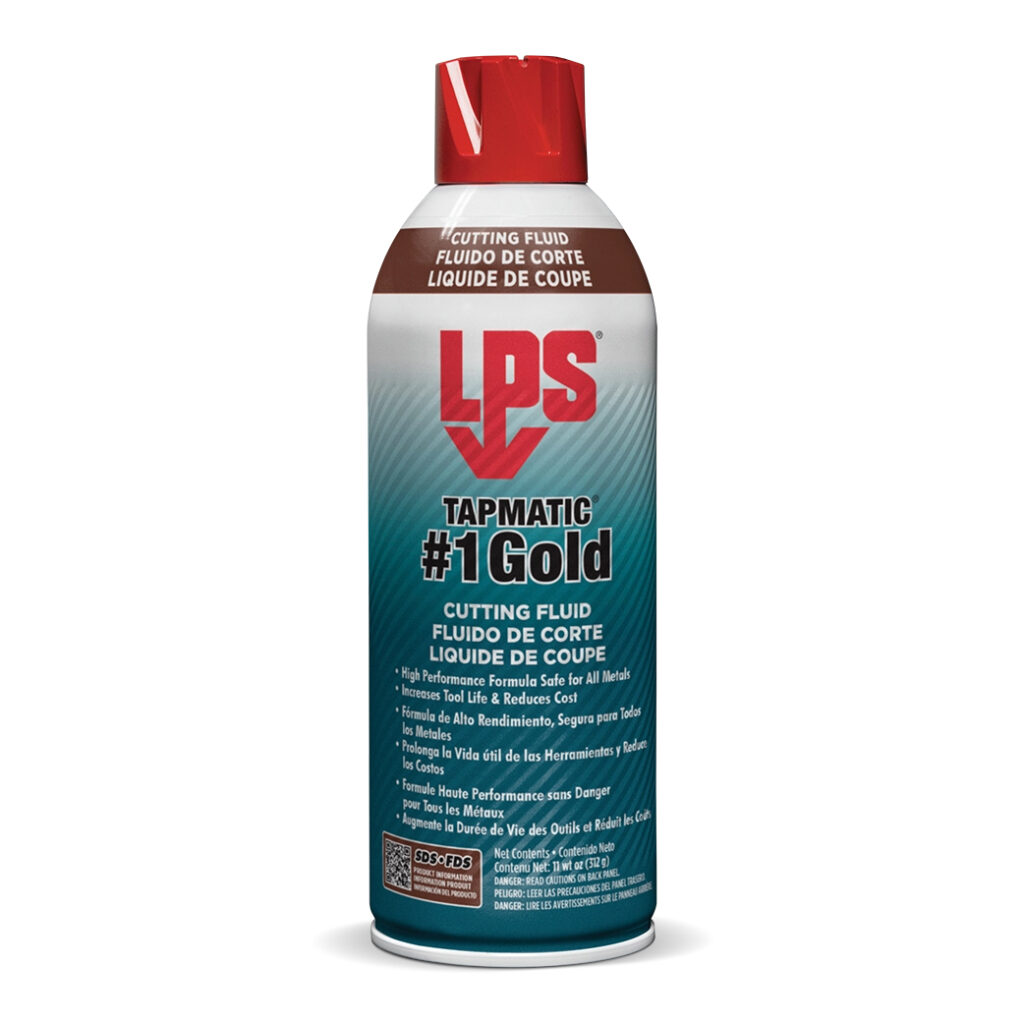LPS Tapmatic #1 Gold Cutting Fluid - Aerosol (11 wt oz / 344 mL)