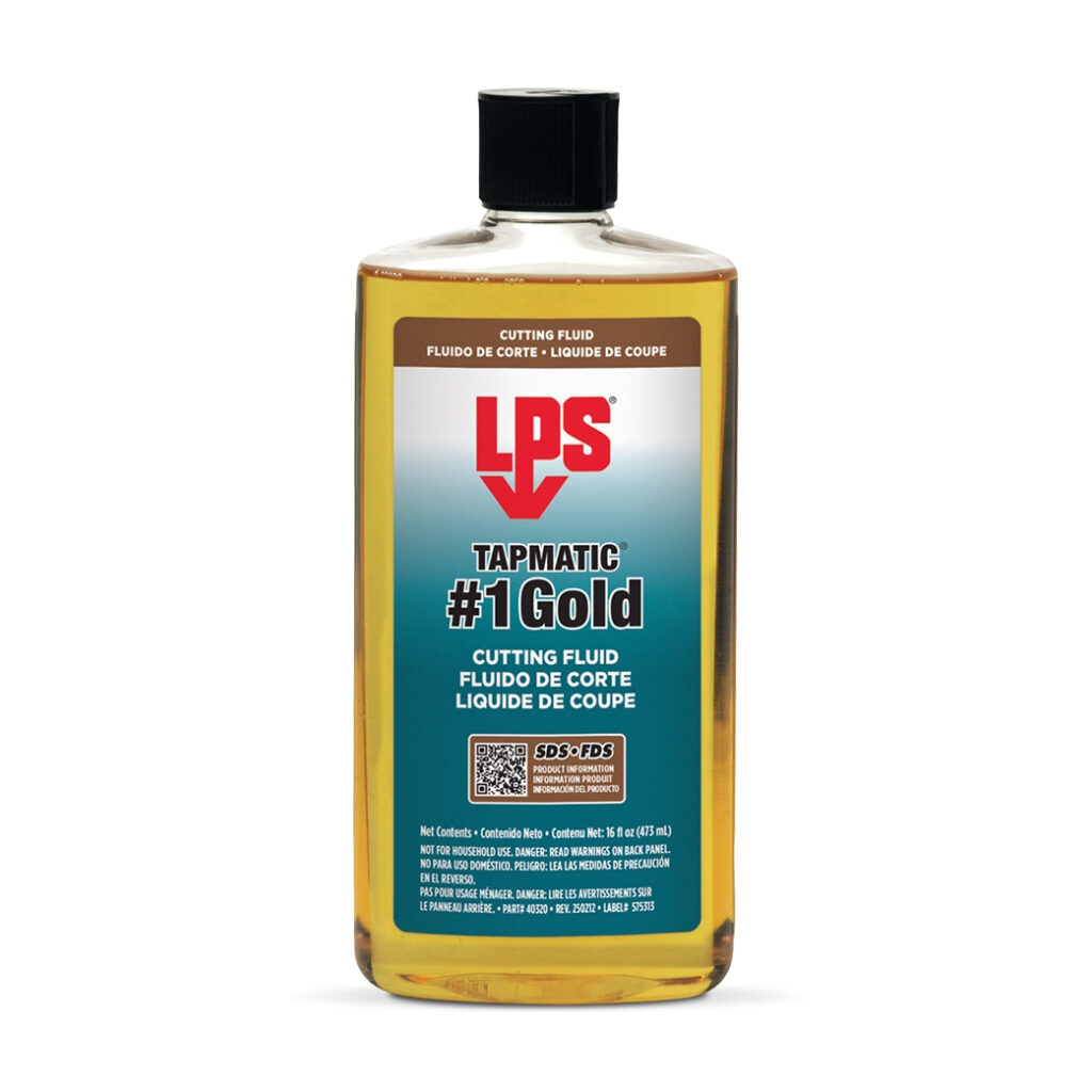 LPS Tapmatic #1 Gold Cutting Fluid - Bottle (16 fl oz / 473 mL)