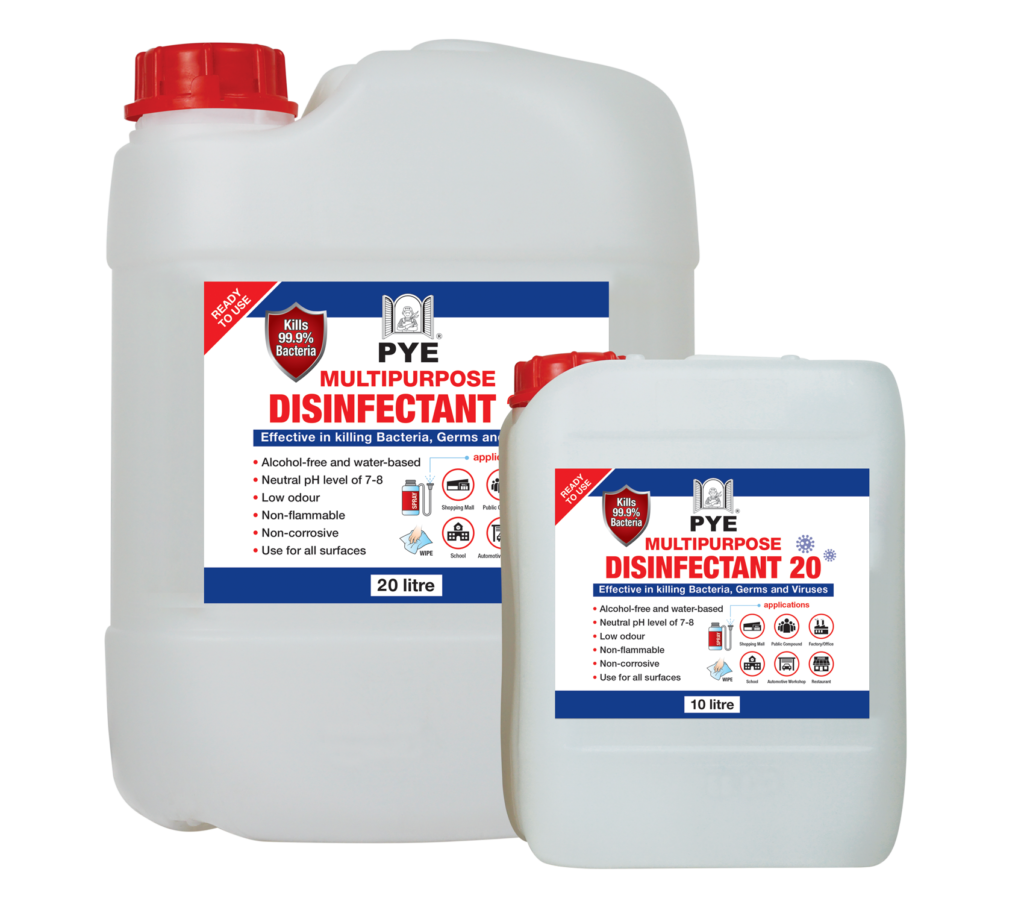 PYE MULTIPURPOSE DISINFECTANT 20 product image from PYE Products