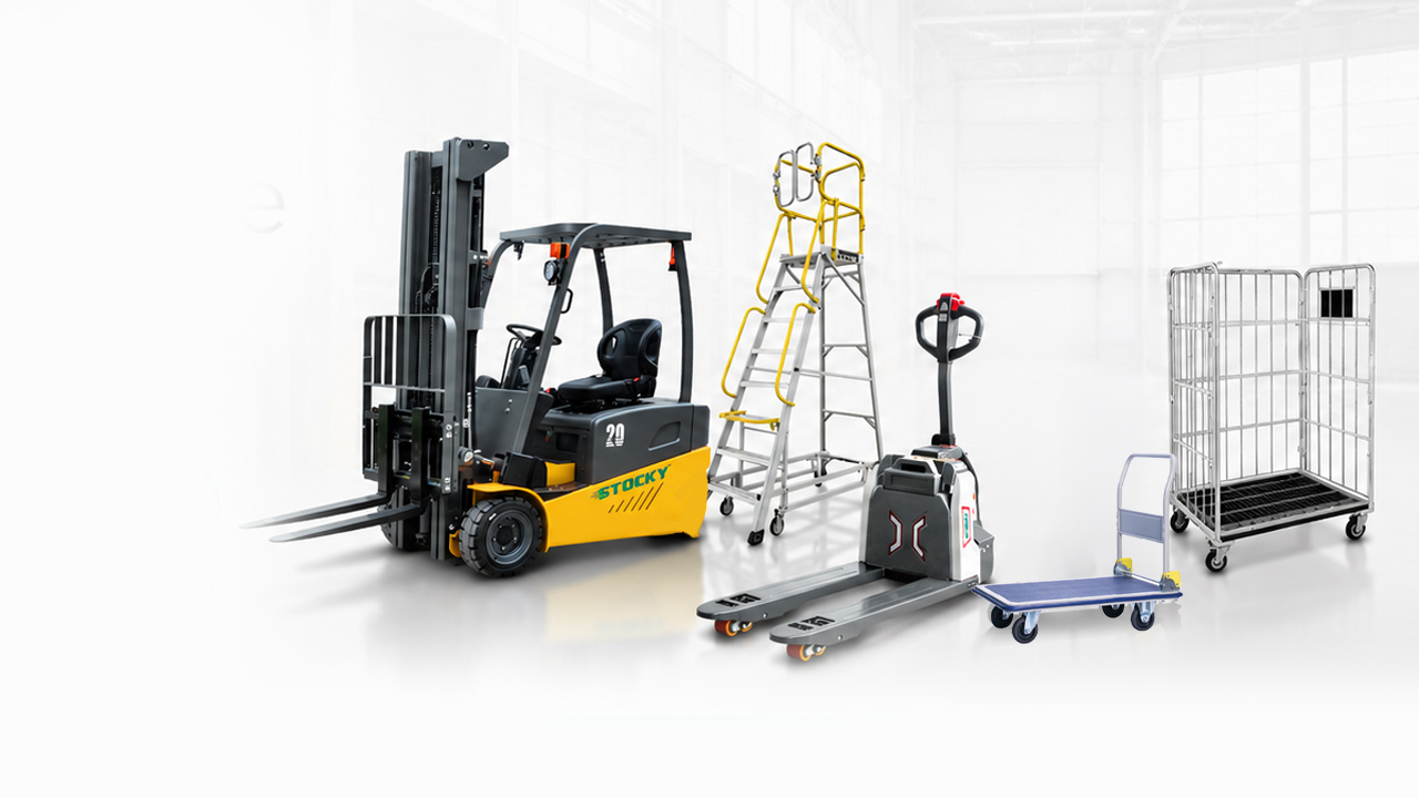 Warehouse equipment and material handling category visual