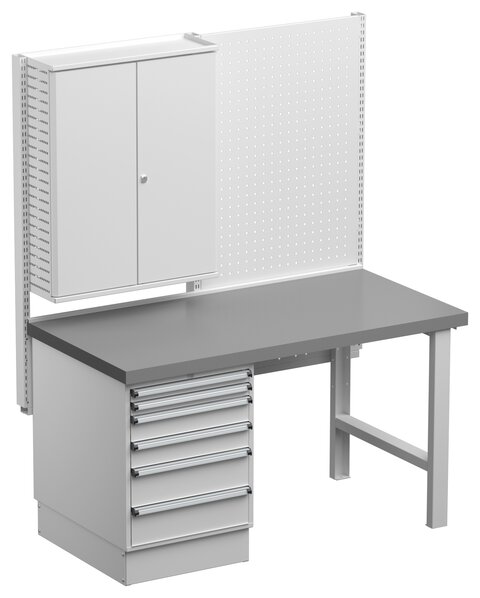Mechanic workstation 2, heavy duty bench 1500x750
