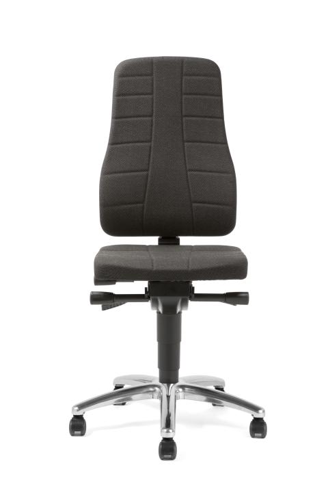 C40BL-ESD – Treston Plus 40 task chair, black fabric, ESD