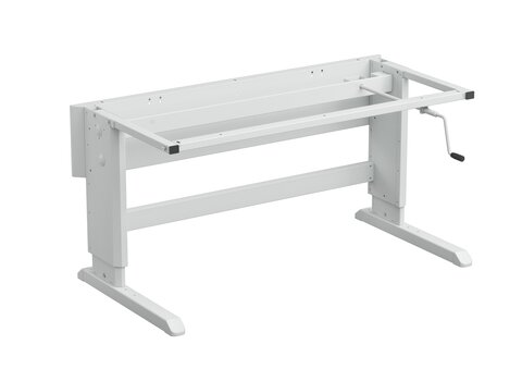 Concept workbench frame ESD, hand crank adjustable 1000x600