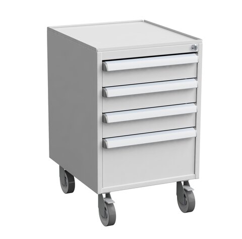 Drawer unit 45/56-3, castors
