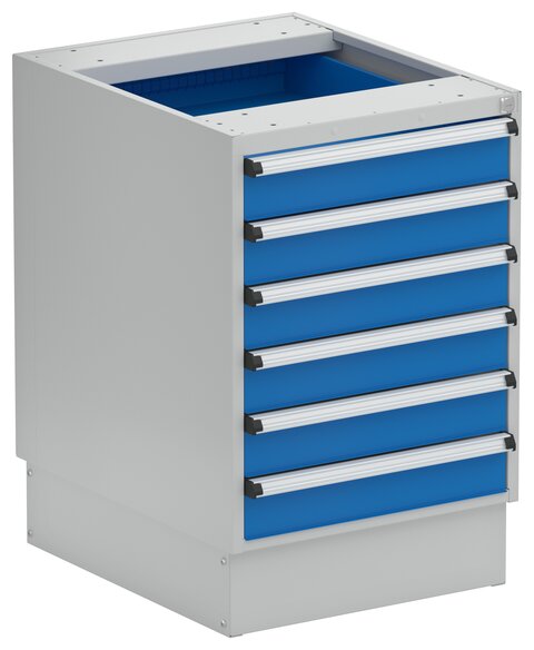 Drawer unit 53/66-8 with base, 6x100