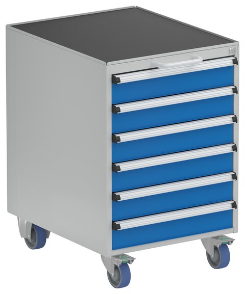 Drawer unit 53/66-8 with castors, 6x100