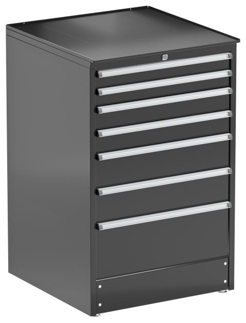 Drawer unit 70/110-4, black 2x75, 2x100, 2x150, 1x250