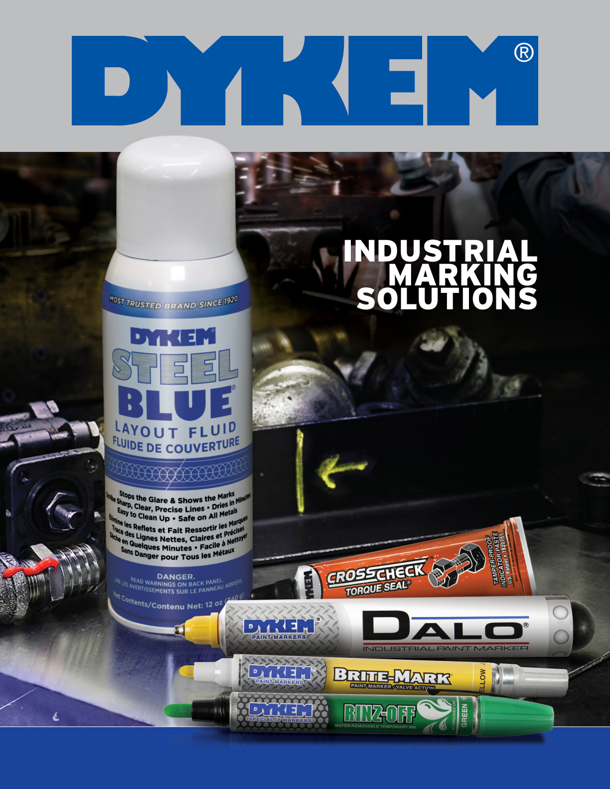 DYKEM Industrial Marking Solutions Catalogue front cover preview