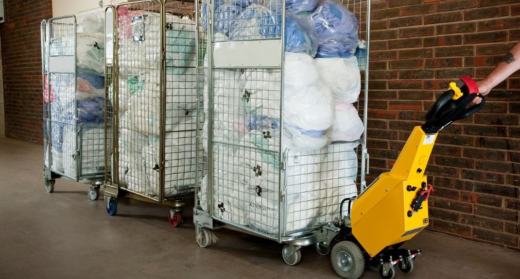 MasterMover SmartMover electric tug for healthcare logistics