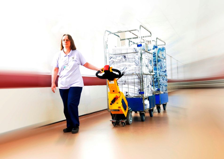 MasterMover electric tug for facilities management and industrial site movement