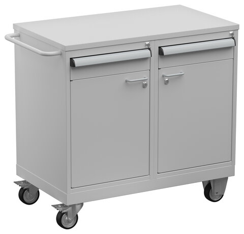 Tool Trolley 2 ESD, steel top
