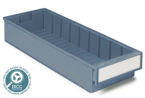Treston BiOX shelf bin 186x500x82 blue 15 pcs