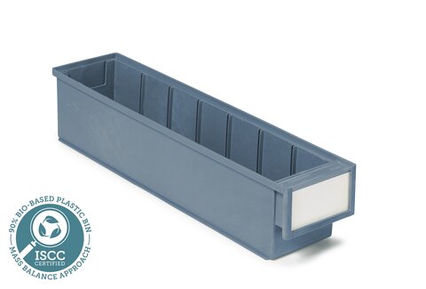 Treston BiOX shelf bin 92x400x82 blue 30pcs