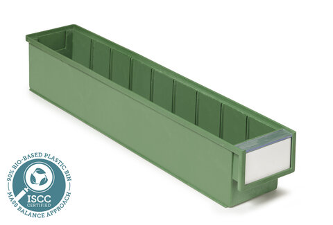 Treston BiOX shelf bin 92x500x82 green 30 pcs