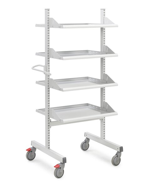 Treston Industrial Multi trolley high M500, 4 shelves