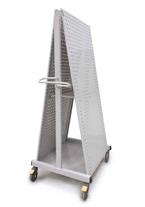 Treston Industrial Multi trolley,tilted perforat. panels ESD