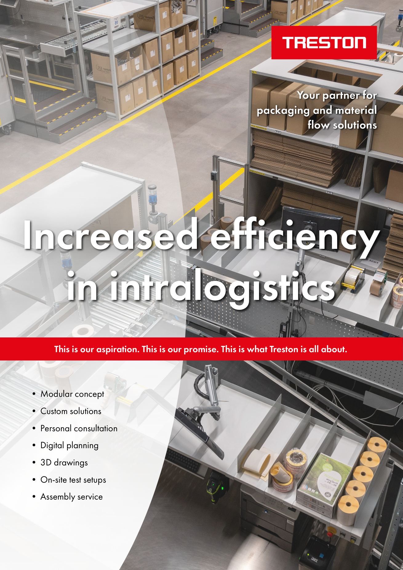 Treston Logistics Brochure front cover preview