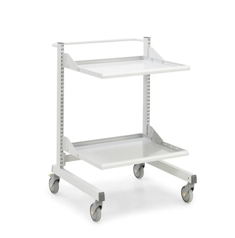 Treston multi trolley low M750, 2 shelves ESD,