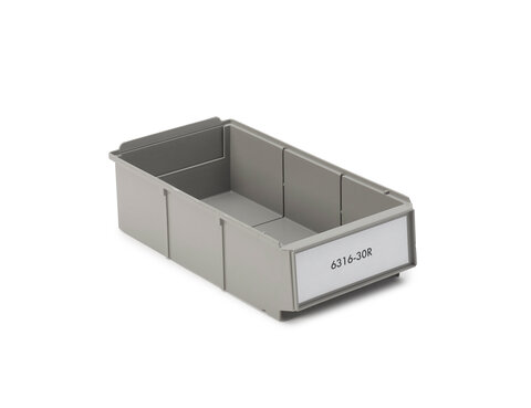 Treston ReBOX shelf bin 160x300x85 stackable grey 20 pcs