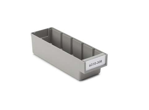 Treston ReBOX shelf bin 94x300x80 grey 40 pcs