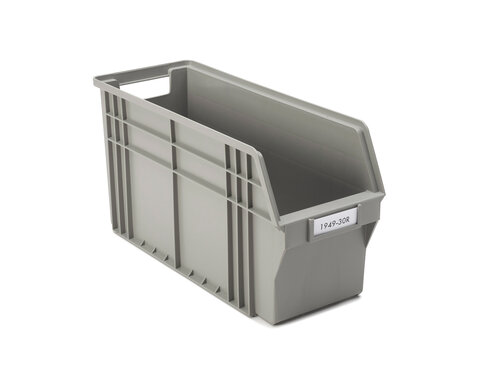Treston ReBOX storage bin 185x490x250 stackable grey 12 pcs