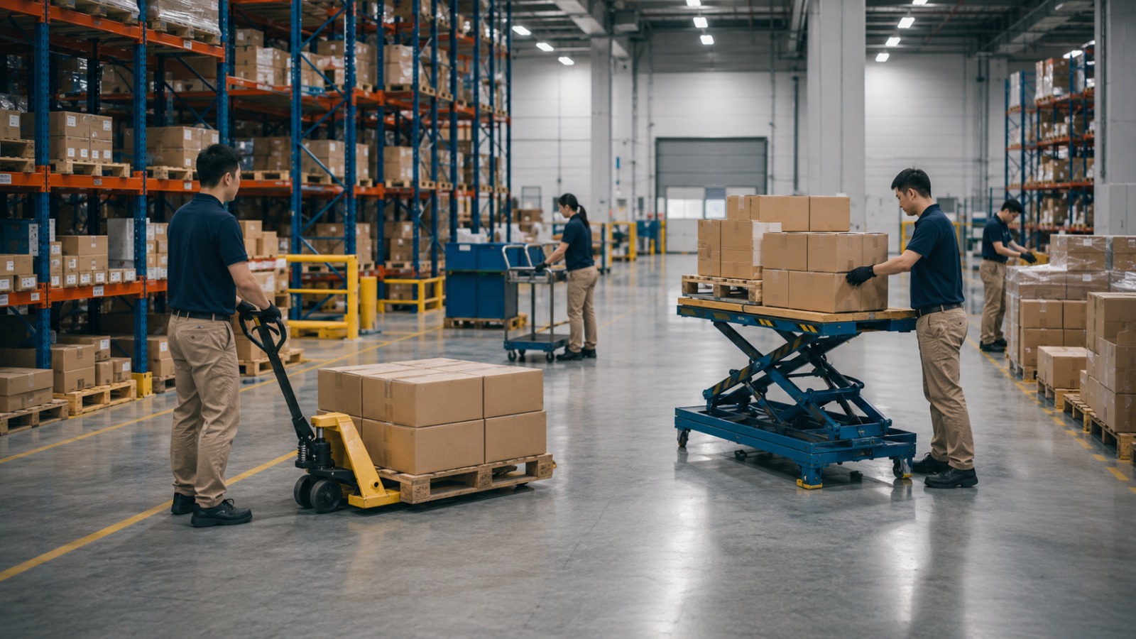 Material handling equipment for daily warehouse movement