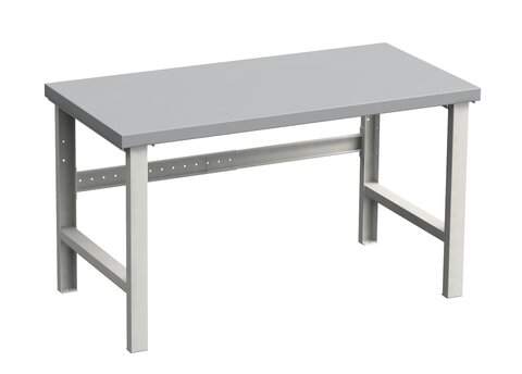 Workshop bench, heavy duty 1000x750 steel top fixed height