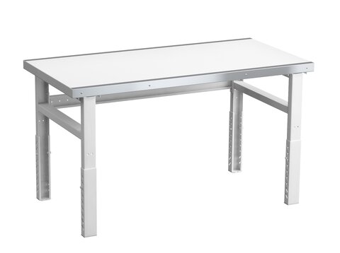 Workshop bench heavy duty 1500x750 vinyl top with steel edge