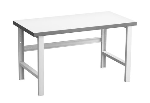 Workshop bench, heavy duty 2250x750 vinyl top with plastic e