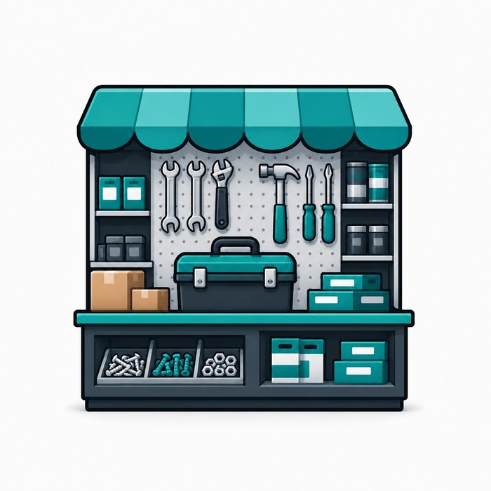 Hardware retailers icon