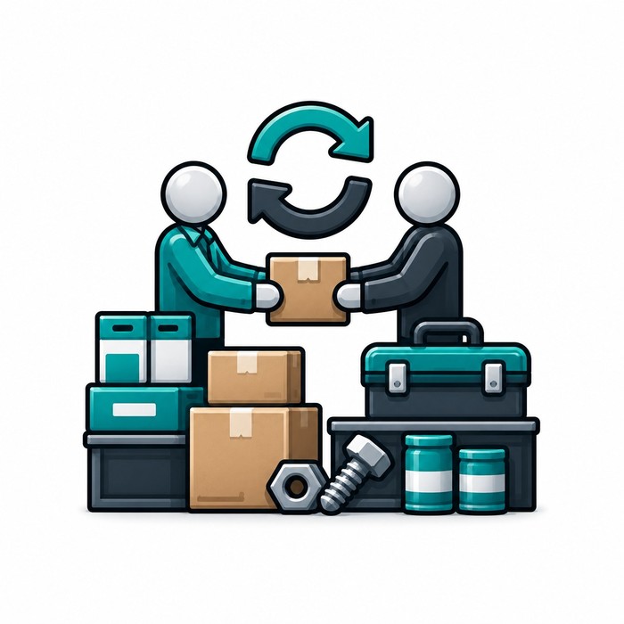 Resellers and trade buyers icon