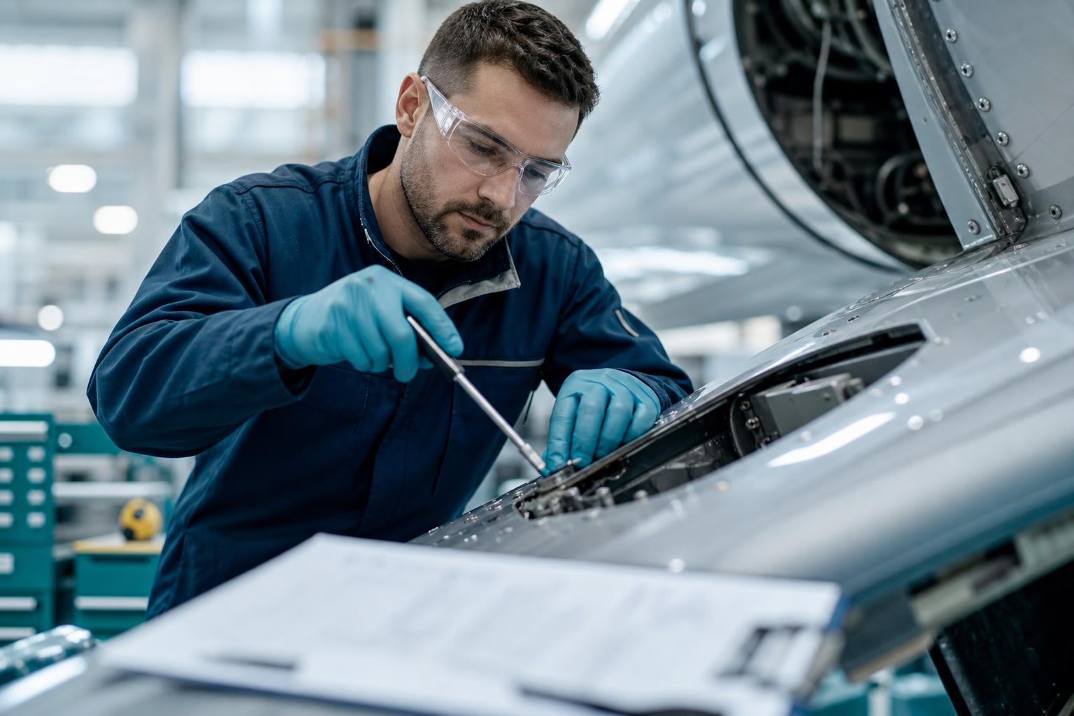 Aviation maintenance application image for approved and spec-led LPS maintenance products