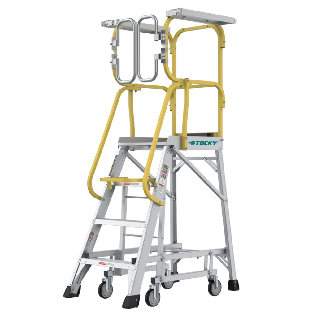 STOCKY Steel Step Ladder