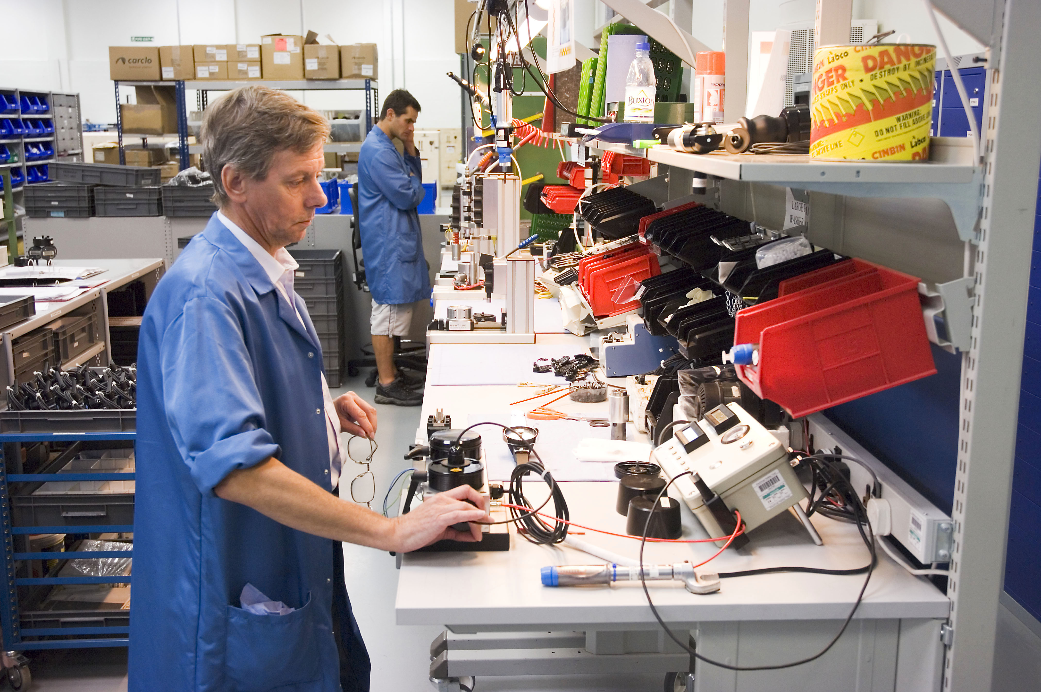 Treston workstation in electronics assembly and inspection environment