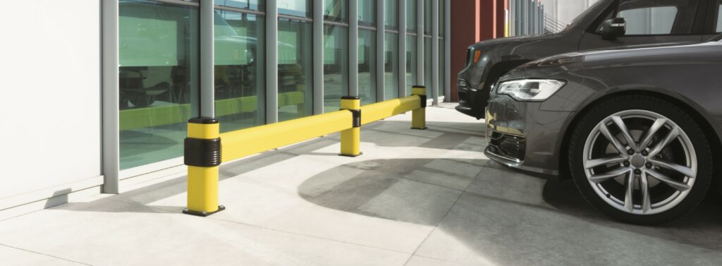 MPM LINK SINGLE barrier for parking-area route edges